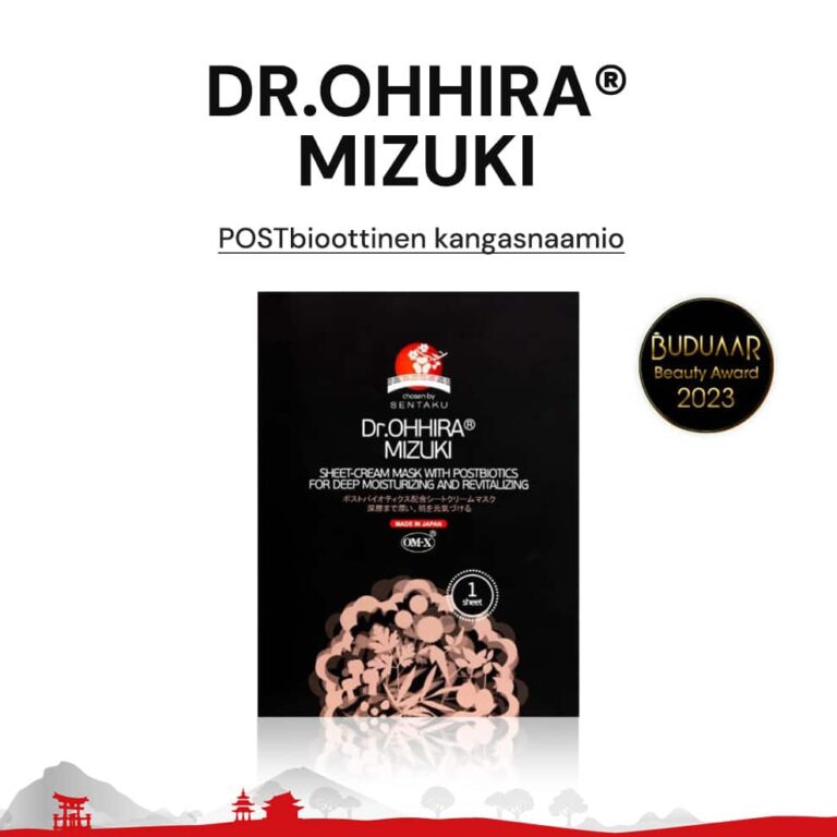 Dr.OHHIRA®:n postbioottinen Mizuki-kangasnaamio