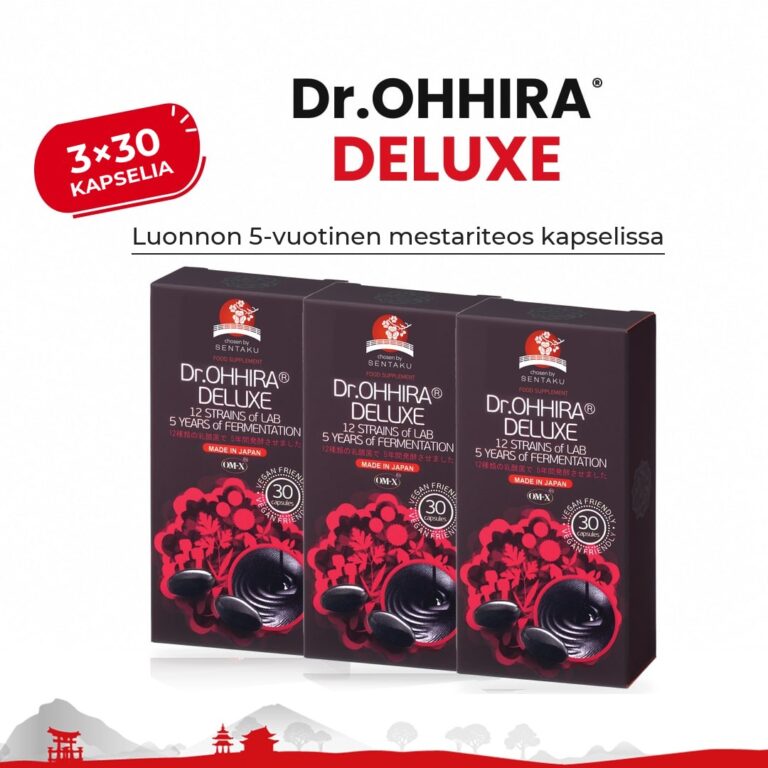 Dr.OHHIRA® DELUXE 3 × 30 kapselia