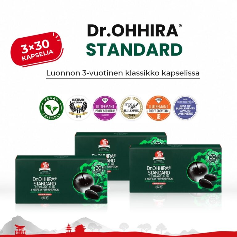 Dr.OHHIRA® STANDARD 3 × 30 kapselia