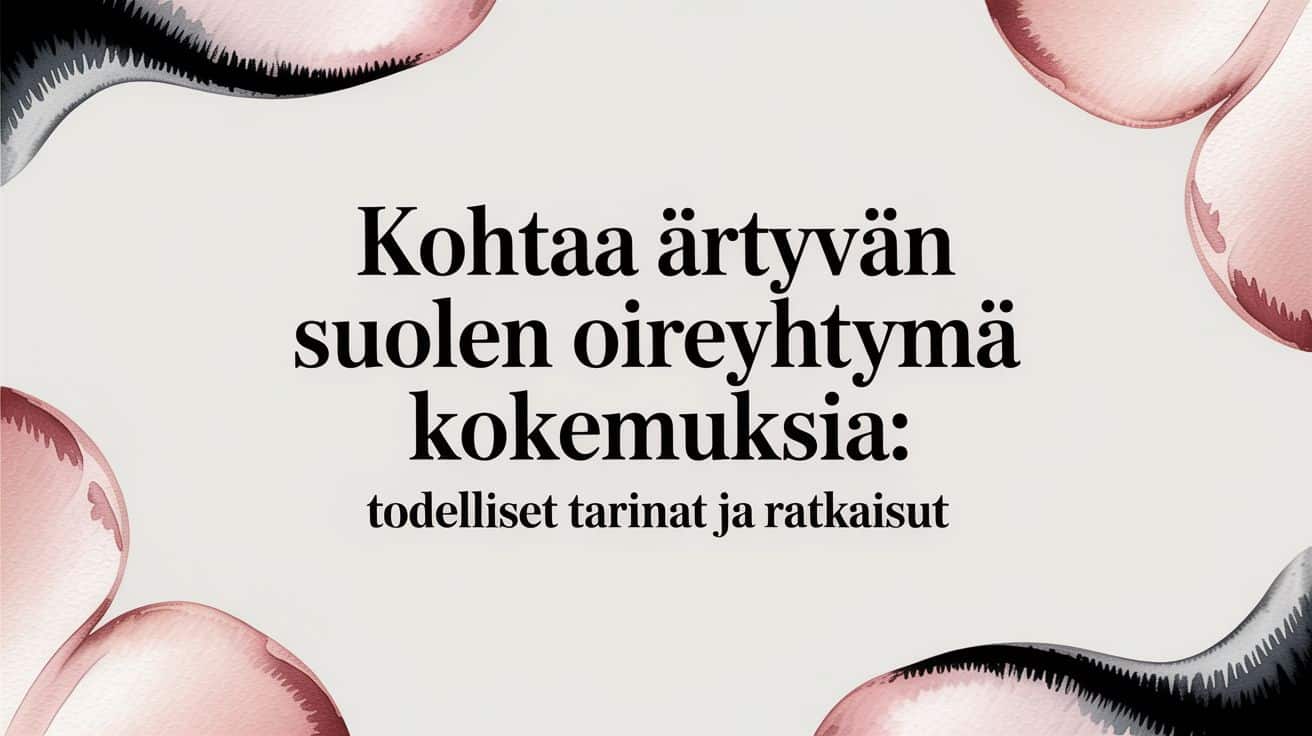 Kohtaa ärtyvän suolen oireyhtymä kokemuksia: todelliset tarinat ja ratkaisut