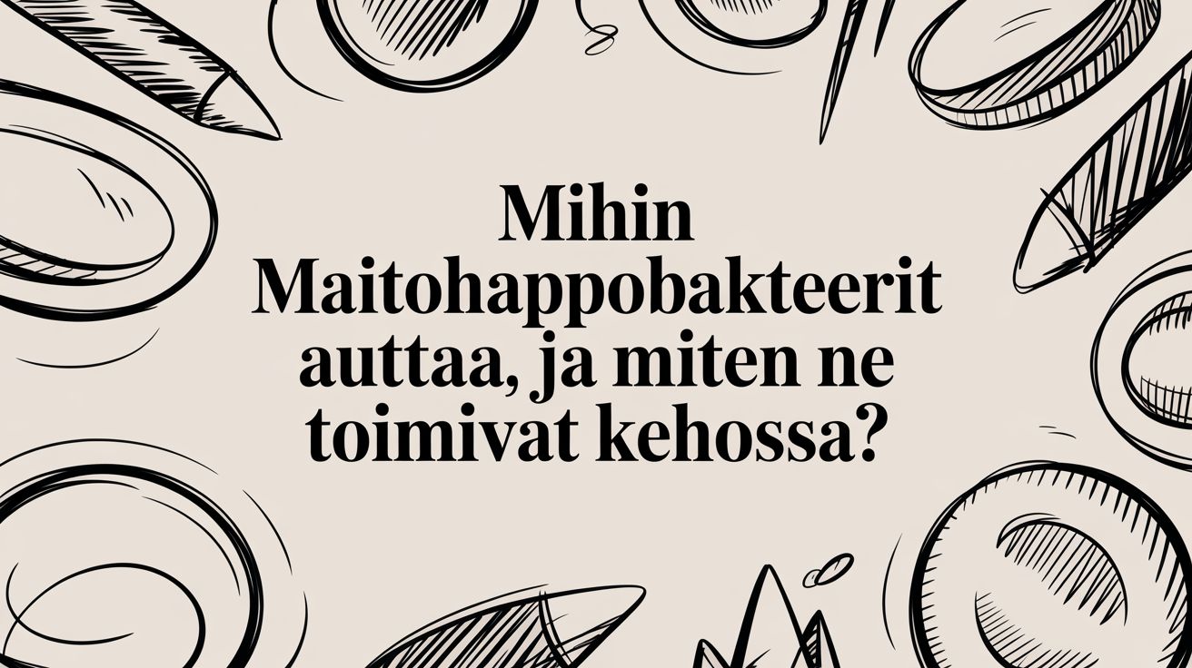 Mihin maitohappobakteerit auttaa: 7 tärkeintä terveyshyötyä