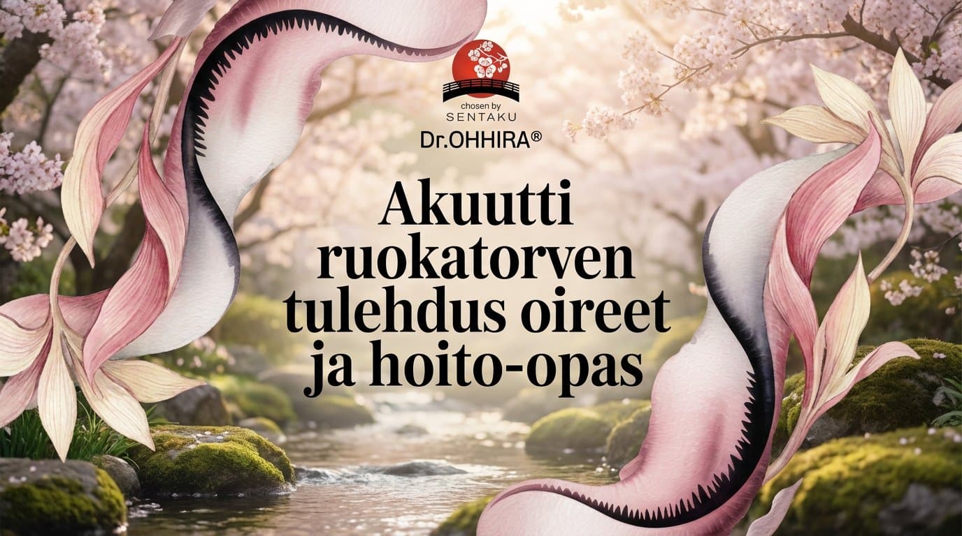 Akuutti ruokatorven tulehdus oireet ja hoito-opas