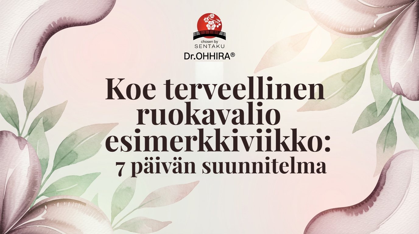 Koe terveellinen ruokavalio esimerkkiviikko: 7 päivän suunnitelma