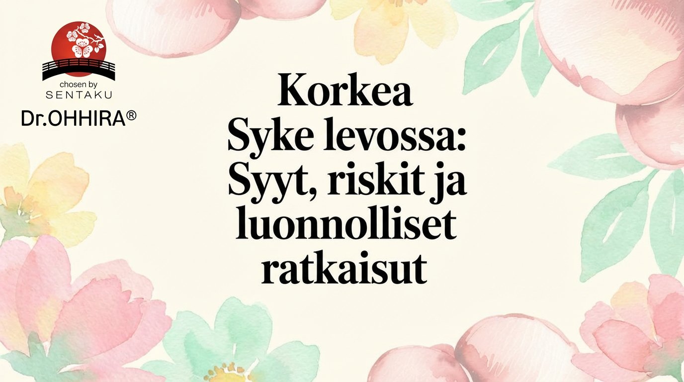 Korkea syke levossa: Syyt, riskit ja tieteeseen perustuvat ratkaisut