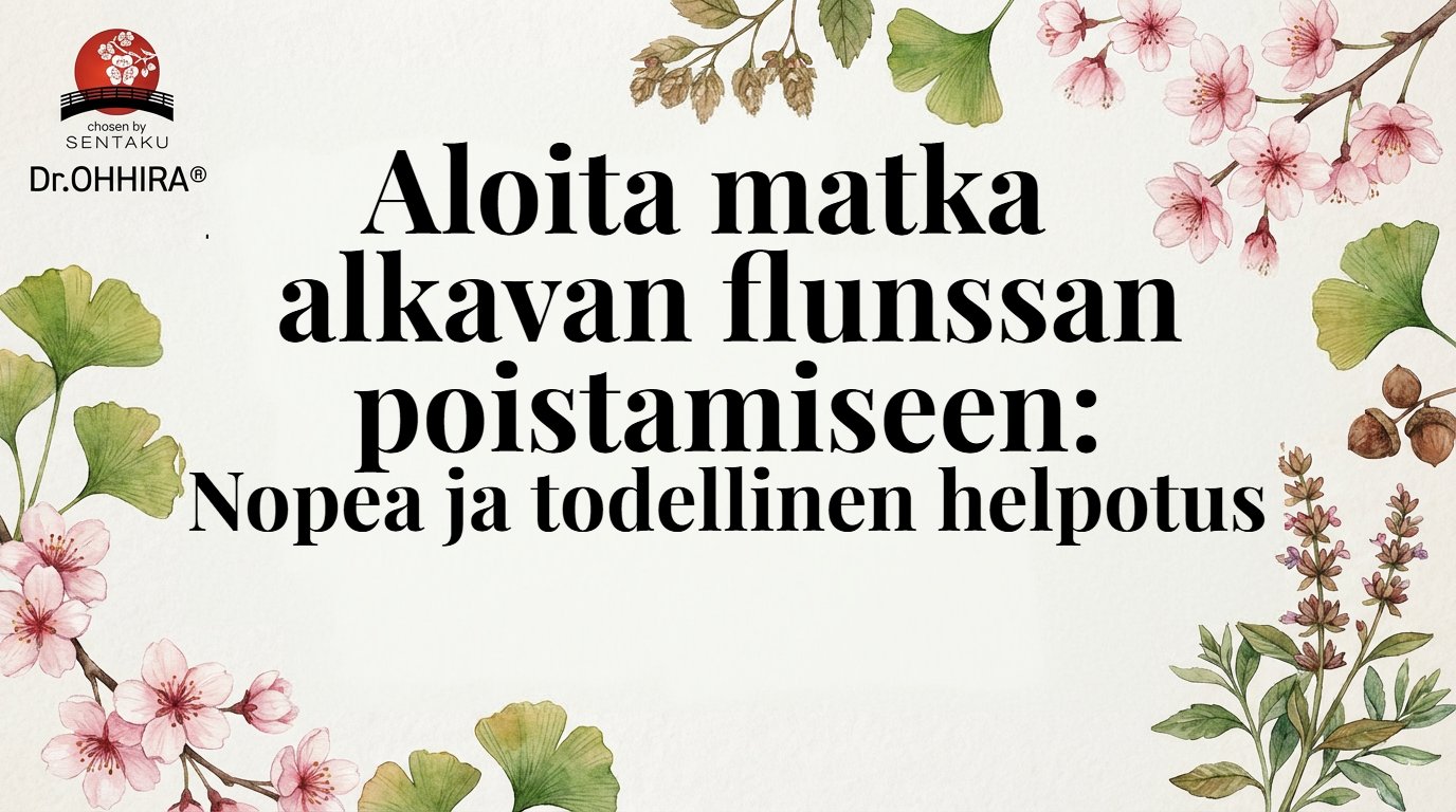 Alkava flunssa pois: Tieteellinen opas oireiden nujertamiseen heti alkuunsa