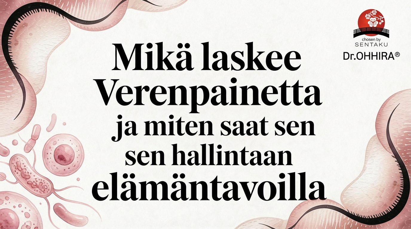 Mikä laskee verenpainetta ja miten saat sen hallintaan elämäntavoilla