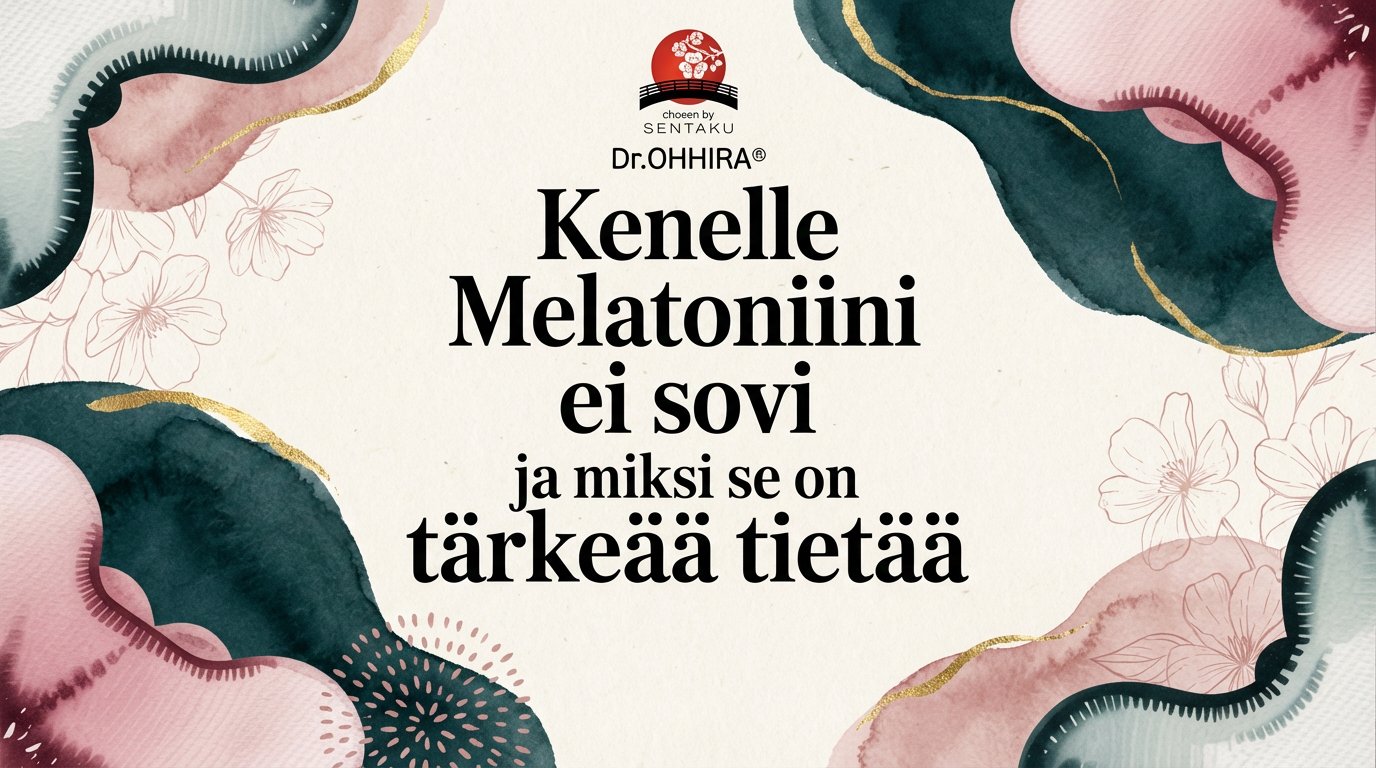 Kenelle melatoniini ei sovi ja miksi se on tärkeää tietää