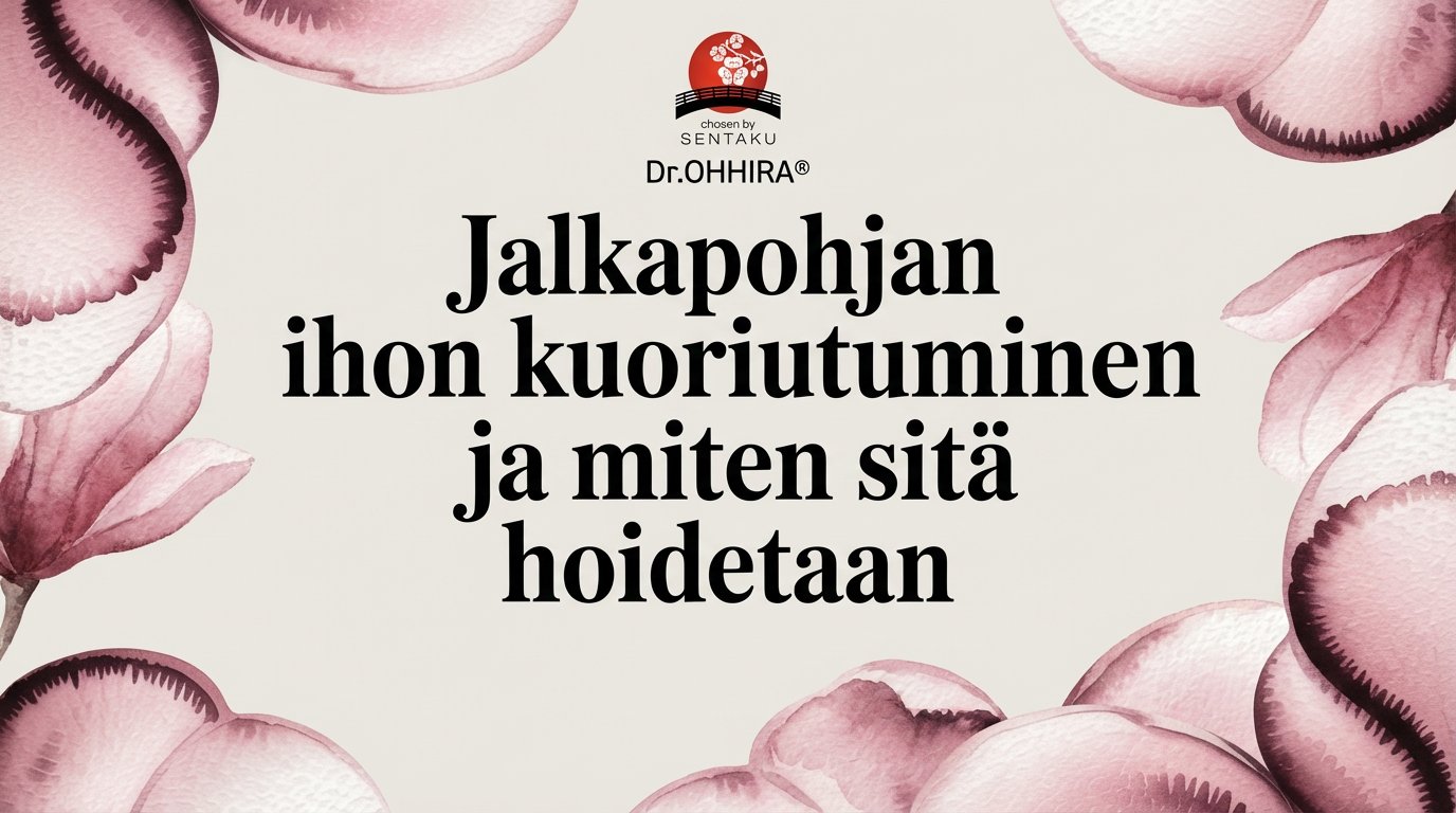 Jalkapohjan ihon kuoriutuminen – syyt ja kokonaisvaltainen hoito