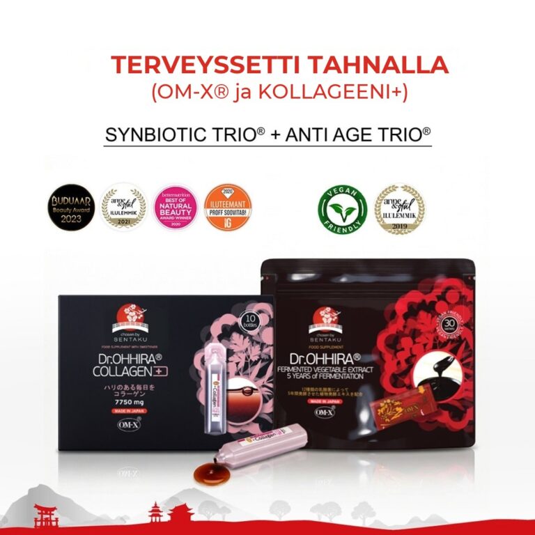 TERVEYSSETTI TAHNALLA (OM-X® ja KOLLAGEENI+)